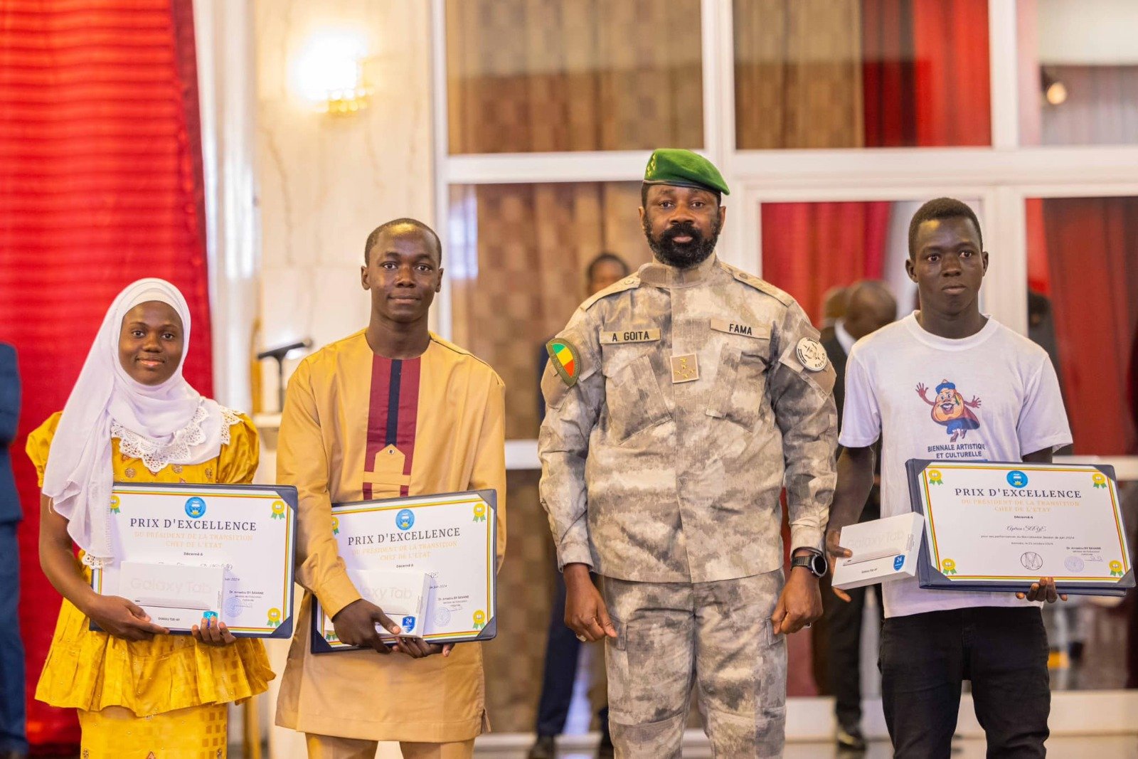 Mali : Le Général d’Armée Assimi Goïta honore l’excellence et inspire la jeunesse malienne à bâtir l’avenir